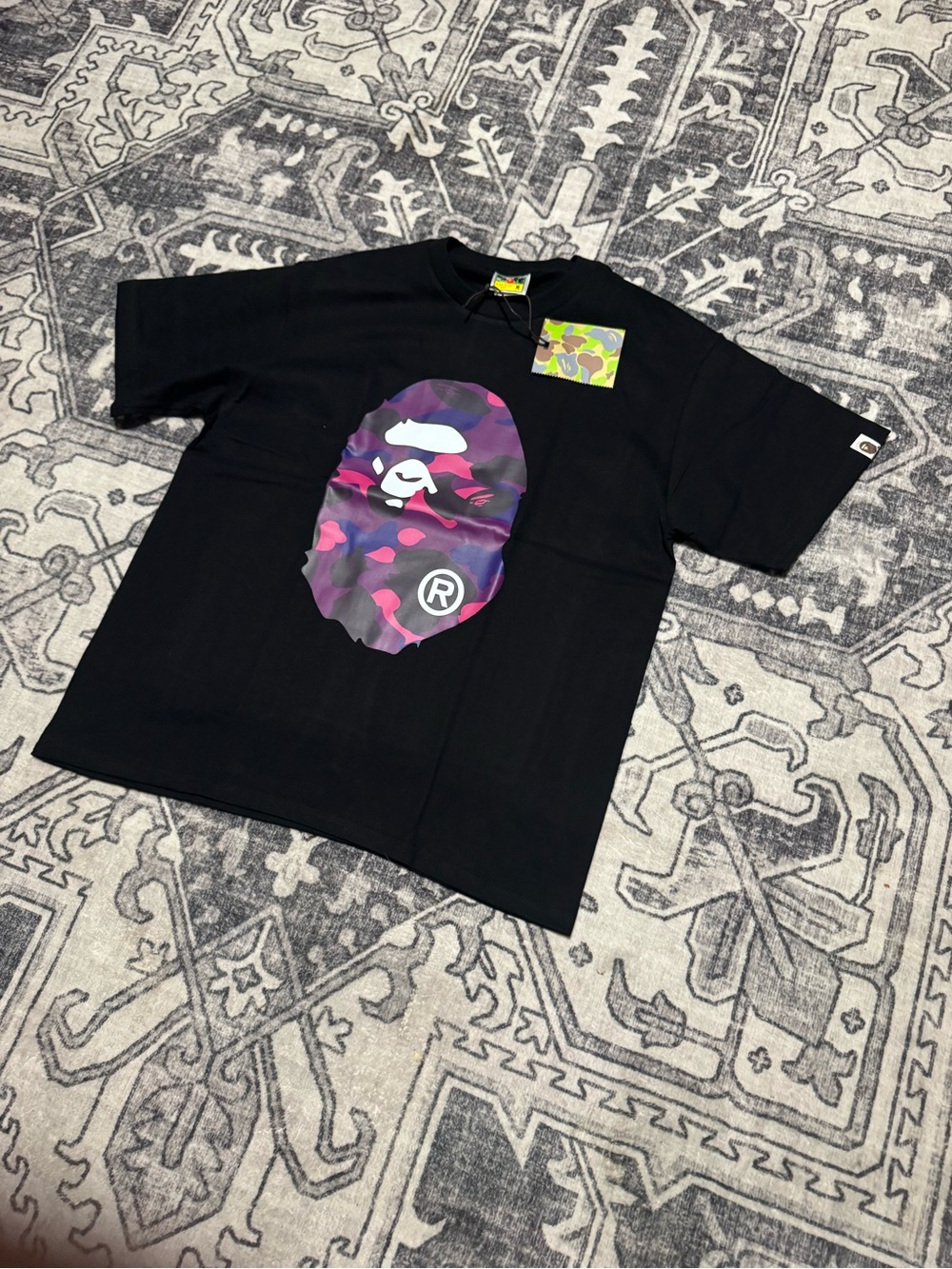 Purple bape shirt